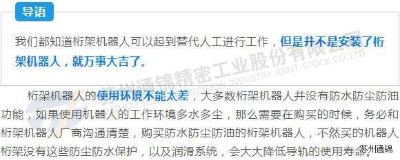 重型桁架機(jī)械手