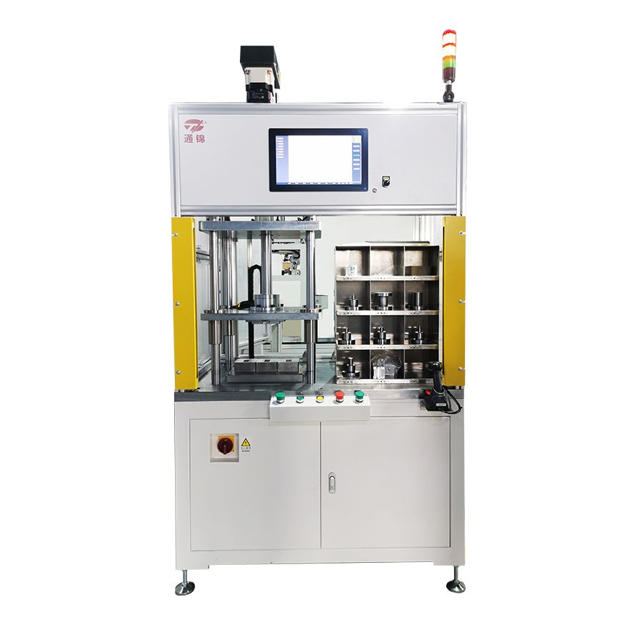 1噸電磁閥本體鋼珠壓入機